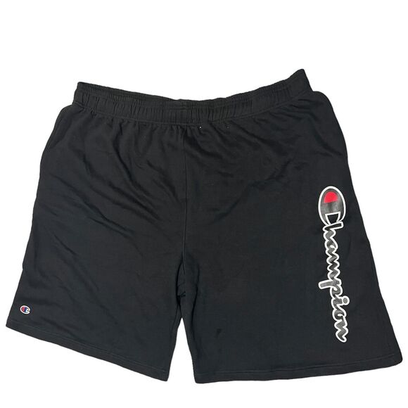 Champion Other - Champion Men’s 3XL Big & Tall Fleece Sweat Shorts Athleticwear Script Logo Red